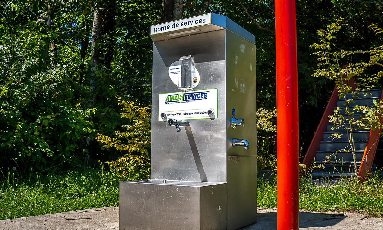 Aire de vidange du camping Lefébure en Alsace